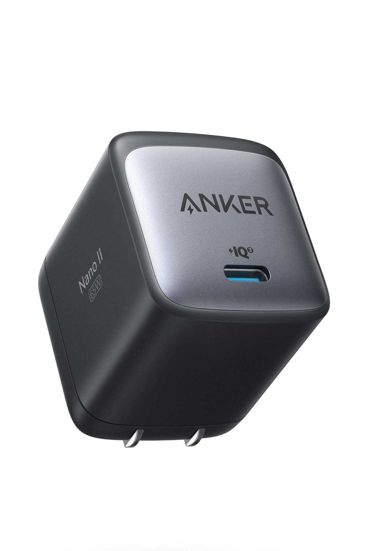 Anker Nano II 65W | 65W 充電器 USB-C PD【独自技術Anker GaN II採用/PD対応/PSE技術基準適合/折りたたみ式プラグ】MacBook PD対応Windows PC iPad iPhone Galaxy An