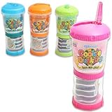 Dunkers Cookie Cup with Attachedコンテナ – Assorted Colors (パックof 12 )