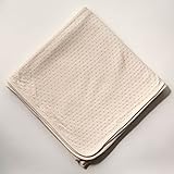 Pure Organic Swaddle Blanket by Laia Baby | 47 x 47 | Reversible | Premium Quality by Laia Baby