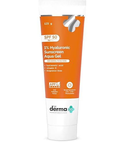 The Derma Co 1% Hyaluronic Long Lasting Sunscreen | SPF 50 PA++++