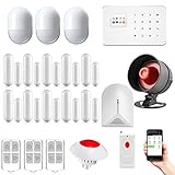 Wireless Touch Keypad Home Office GSM/GPRS Security Alarm System DIY Kit w/ Auto-dial SMS Message Mo