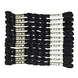 DMC コットンパール 刺繍糸 12束入 5番 #310 ブラック系 DMC115-5B