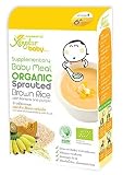 Xongdur Baby Food - Supplementary Baby Meal Organic Sprouted Brown Rice with Banana and Pumpkin - Fo