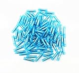 Yueton 100pcs 16/14 Gauge Nylon Fully Insulated Butt Connectors Crimping Terminals (Blue) [並行輸入品]
