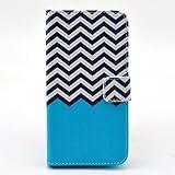 UNEXTATI Galaxy S5 用 手帳型ケース PUレザー ケース カバー 耐衝撃 全面保護 耐汚れ スタンド機能 マグネット式 Samsung Galaxy S5 対応 Case (P4, 