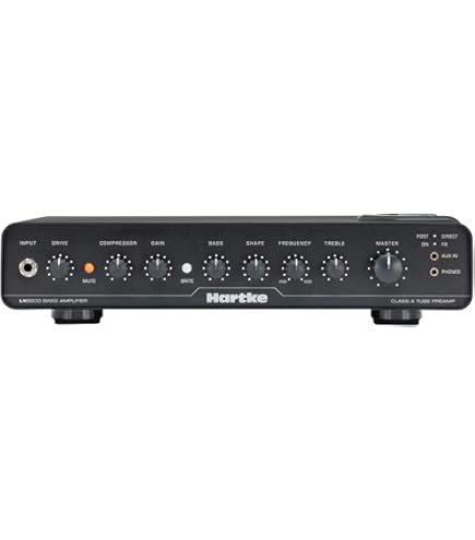 Amazon | Hartke 『LH1000』 ベースアンプ・ヘッド 1000W/4Ω