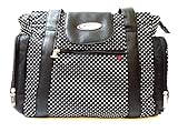 Black and White Skinly Small Dots Baby Diaper Bag Size Large - Free Shipping! by Skinly