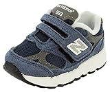 New Balance 【ニューバランス / キッズ ベビー用 スニーカー KV993 NVI / 12cm (US 5 幅：ミディアム) / ネイビー ×グレー】 【並行輸入品】