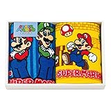 【スーパーマリオ】【子供向けタオルギフト】フェイスタオル2枚セット