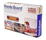 Adenna Handy Guard 1 mil Polyethylene (PE) Gloves (Translucent Large) Box of 100 [並行輸入品]