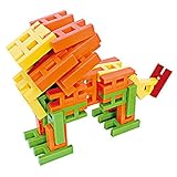 Domybest 積み木 パズル 子供おもちゃ 知育玩具 住宅 カラフル かわいい 3歳以上 プラスチック 視覚刺激 認識力 保育園 お祝い ギフト