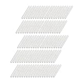 uxcell　丸棒　ラウンドシャフトロッド 鋼製 2mm x 25mm RCカーアクスル RCモデルおもちゃ用 100個入り