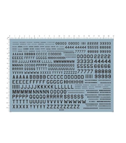 Amazon | Impact アルファベットA-Z 数字 1-9 デカール水転写式