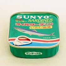 Amazon | サンヨー オイルサーディン 105g×6缶 缶詰 SANYO sardines in