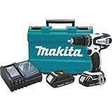 Makita XPH01CW 18V Compact Lithium-Ion Cordless 1/2-Inch Hammer Driver-Drill Kit [並行輸入品]