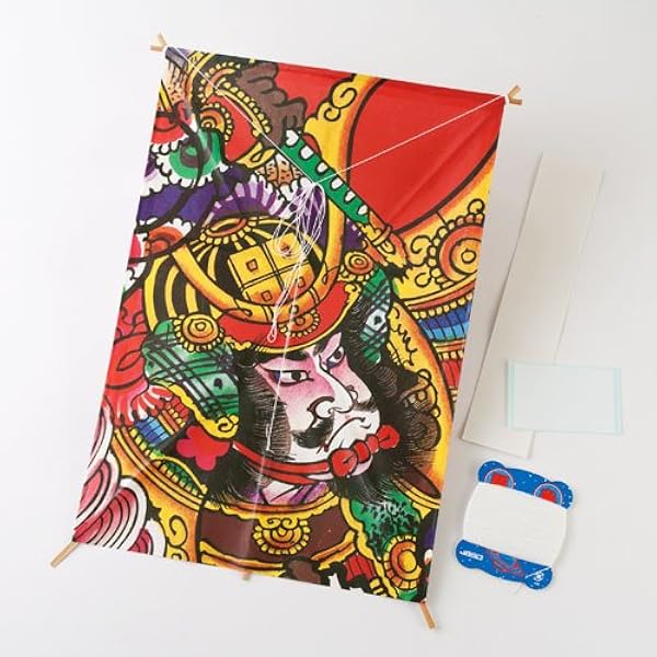 Amazon ノーブランド品 たこ 和凧角凧 武者絵 おもちゃ雑貨 おもちゃ