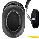 Geekria イヤーパッド互換性 パッド ソニー SONY MDR-Z1000, ZX1000 ヘッドホンに対応 パッド イヤー/イヤーカップ (プロテインレザー/ブラック)