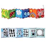 YeahiBaby Clip-on Pram Book for Baby Stroller Pram Carriage and Crib Entertainment and Development (