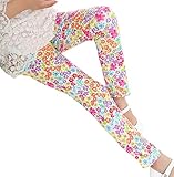 Plus Nao(プラスナオ) レギンス スパッツ ボトムス 10分丈 キッズ 子供 服 子ども こども 女の子 女児 動きやすい カジュアル 花柄 フラワ 110 F