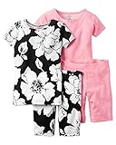 カーターズ Carter's ベビー パジャマ 半袖 ＆ ズボン 2組セット 4-Piece Snug Fit Cotton PJs 18M (78-83cm) [並行輸入品]
