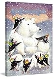 Marmont Hill vintage-kids ' Polar Friends 'キャンバス壁アート 24" x 36" MH-KIDCUR-108-C-36