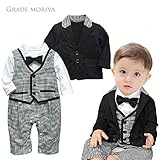 （グレードモリヤ） Grade moriya チェックベスト フォーマルスーツ セット 男の子 ベビー ロンパース　子供服 ボーイズ 男の子 キッズ フォーマルスーツ セット 入学式 卒業式 入園式 