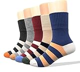 [インソミラ] InSomila 子供用 ソックス 5足セット 可愛い 靴下 キッズ 暖かい ストライブ 2way仕様 M