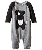 [パンプキン パッチ] Pumpkin Patch Kids ボーイズ Knit Dog All-In-One (Infant) ワンピース Grey Marle 3-6 Months [並行輸入品]