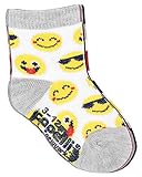 Capelli新しいYork Infant Boys 6パック絵文字印刷Sock with Grippers