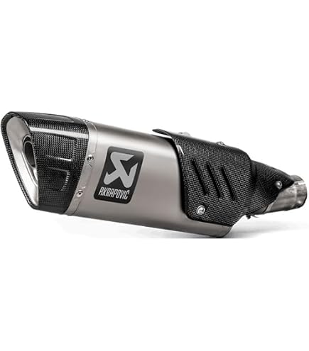 Amazon | AKRAPOVIC(アクラポヴィッチ) スリップオンマフラー チタン