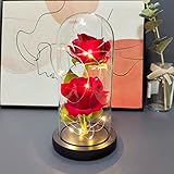 バラ 造花 フラワーライト 枯れない花 LEDライト お花 ギフト ベッドサイドライト 部屋 装飾