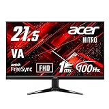 日本エイサー 【Amazon.co.jp限定】 Acer Nitro ゲーミングモニター 21.5インチ VA 非光沢 フルHD 100Hz