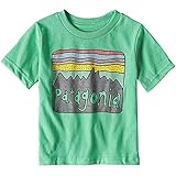 【正規取扱店製品】patagonia パタゴニア ベビーフィッツロイスカイズコットン／ポリＴシャツ 60413 グラハグリーン 2T
