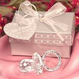 Crystal Pacifier Favors in Elegant Packaging, 96 by Fashioncraft [並行輸入品]