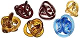 IMAX 63072-6 Glass Rope Knots, Set of 6