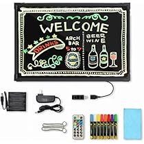 LED手持ち看板 光る看板 楽天市場】手書きLED看板(70×50cm) ！壁掛け 点灯パターン変える