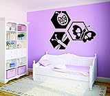 Design with Vinyl RAD 726 1 Ladybug Butterfly Dragonfly Design Baby Girl Teen Bedroom Design Wall De
