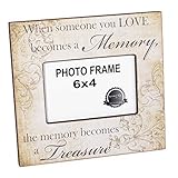 Someone We Love Becomes a Memory Bereavement 4 x 6 Picture Frame Plaque by Adams Manufacturing