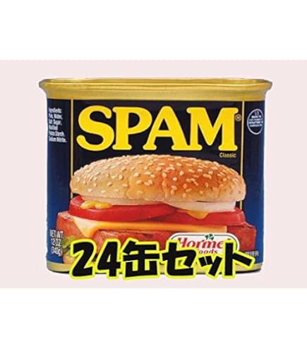 スパム24個セット Amazon.co.jp: レギュラースパム（SPAM）・ポークランチョンミート 24