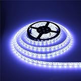 ALITOVE 16.4ft 5050 SMD Cool White LED Flexible Strip ribbon Light 5M 300 LEDs 6000-6500K Waterproof