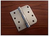 4 "サテンニッケルボール軸受ヒンジSquare X 5 / 8 "半径us15