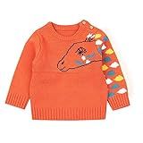 HUYB 動物 かわいい　漫画 馬 パターン 編み物 セーター　ベビー服　女の子　コート/アウター/上着 コートトップ　赤ちゃん服　幼児　子供服　女の子 長袖　キッズ服　満月/出産祝い/プレゼント（6