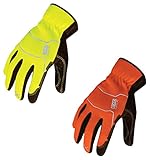 Ironclad Hi Vizユーティリティ作業手袋( 2パック) Industrial Athlete反射ライトDuty XL