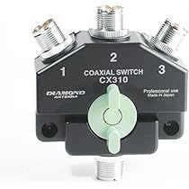 同軸切換器　ダイヤモンド CX310A　等3点セット Diamond 第一電波工業 ダイヤモンド CX310A 1回路3接点同軸切換器