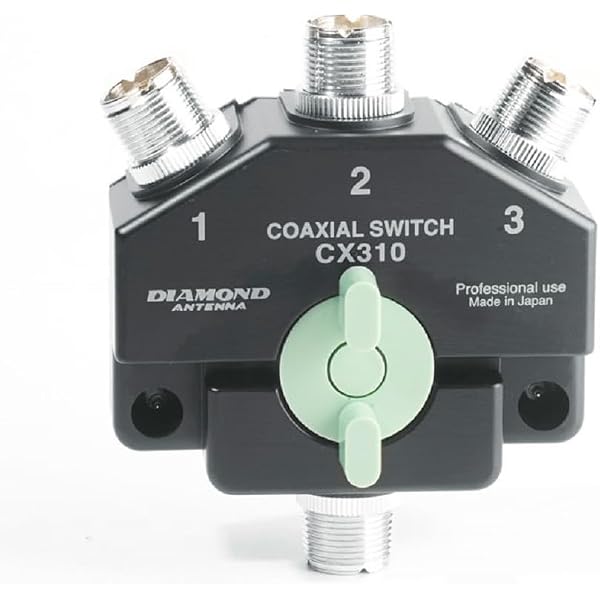 同軸切換器　ダイヤモンド CX310A　等3点セット Diamond 第一電波工業 ダイヤモンド CX310A 1回路3接点同軸切換器