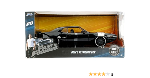 1 24 Doms Plymouth Gtx ドミニク プリマス 映画ワイルドスピード Ice Break アイスブレイク 劇中車 Jadatoys ミニカー ダイキャストカー おもちゃ Amazon