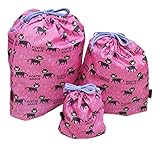 ニックナック POETIC 巾着3枚セット グレース(ネコ)