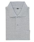 KK:001 鹿の子半袖ポロシャツ【作業服とカジュアルの店　オーツカ】 父の日 ギフト プレゼント(４Ｌ 43:杢グレー)