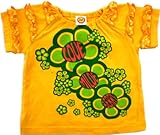 MIL DE BERRY 袖口フリフリTシャツ 80cm イエロー [65] 20/-ガーゼ天竺 X21007-02