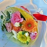 149【お祝い 誕生日 ギフト】【花束】ミニ花束・・ベイビーカラーミックス